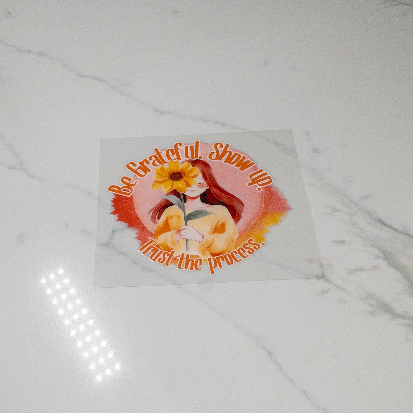 MENTAL HEALTH TRUST THE PROCESS MOTIVATION UVDTF Cup Decals
