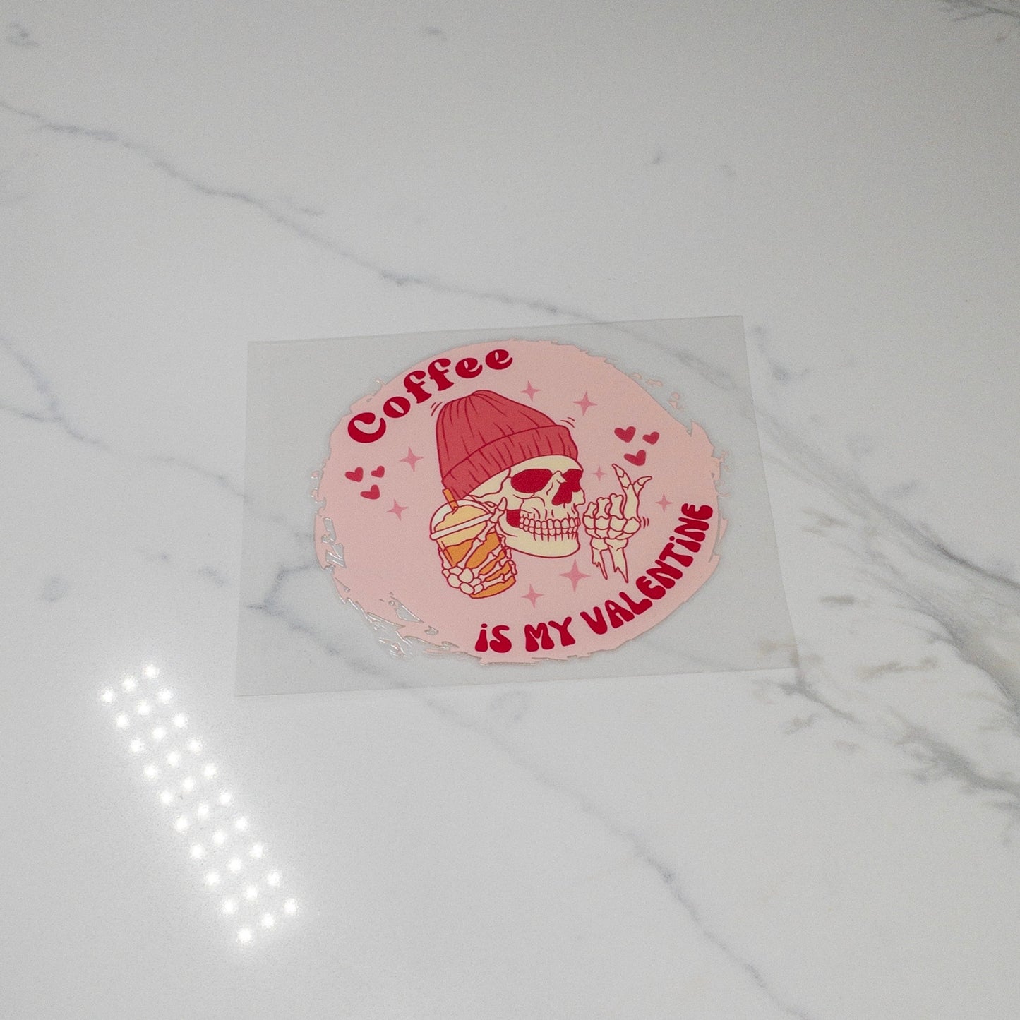 LOVE COFFEE IS MY  Valentine UVDTF Cup Wraps Decals