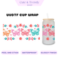 Butterfly Hispanic Papel PicadoUVDTF Wrap for 16oz Cups