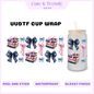 UVDTF  coquette vintage books  cup wrap, permanent, waterproof, easy to apply