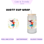 Autism Tip Toe Girl Decal UVDTF for 16oz cup