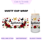 Butterfly Latina UVDTF Wrap for 16oz Cups