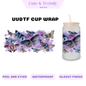 BUTTERFLY PURPLE  VIOLET UVDTF Wrap for 16oz Cups