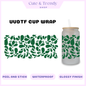 GREEN Talavera UVDTF for 16oz Cups Double Sided