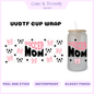 Uvdtf  soccer mom  diy wrap  to personalize cups, permanent, waterproof, easy to apply