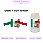 Chicano Mexico Flag UVDTF Wrap for 16oz Cups