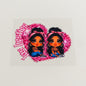 HISPANIC LATINA Spanish Chicana Mexicana Female UVDTF Cup Wraps Decals