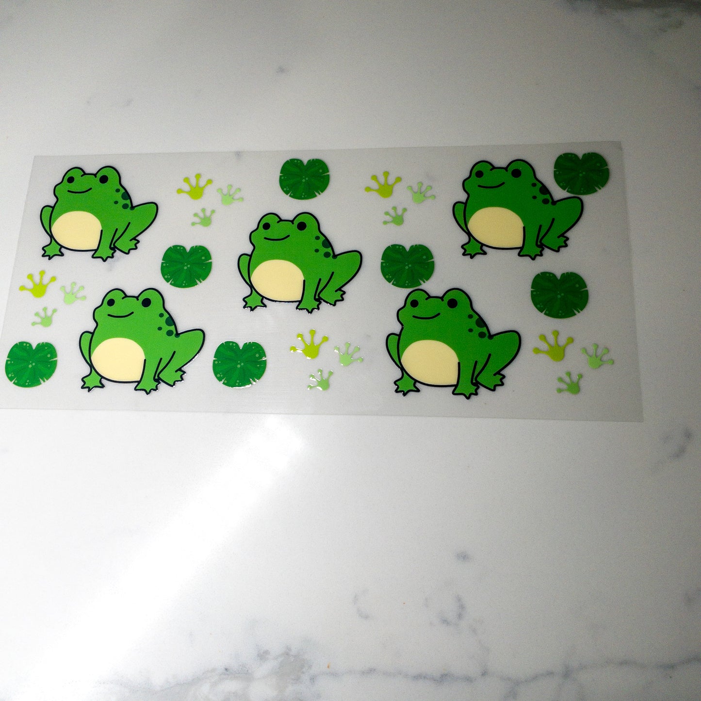 Animals FROG UV DTF Wraps For Cups