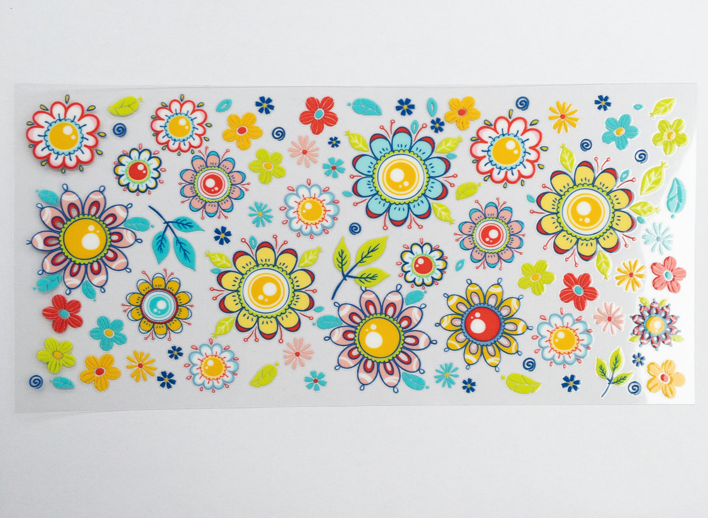 Spring Floral UVDTF Cup Wraps Double Sided