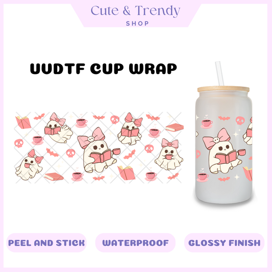 GHOST READER UVDTF Wrap for 16oz Cups