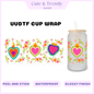 corazon sagrado. UVDTF Wrap for 16oz Cups