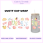 NURSE pastel pan dulce UVDTF Cup Wrap double sided view