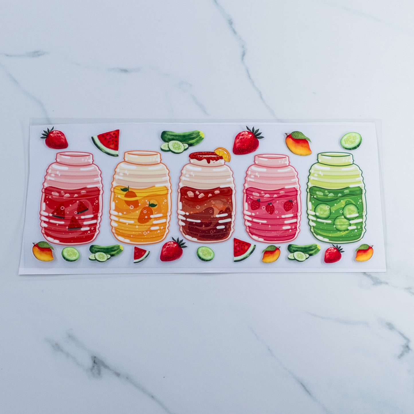 Summer AGUAS FRESCAS UVDTF 16OZ cup Wraps